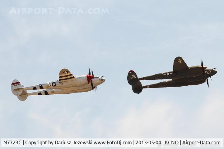 N7723C, 1944 Lockheed P-38L-5 Lightning C/N 7985, Lockheed P-38L Lightning 