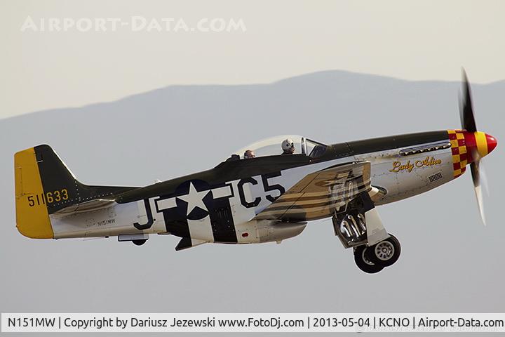 N151MW, 1945 North American P-51D Mustang C/N 124-48386, North American P-51D Mustang 