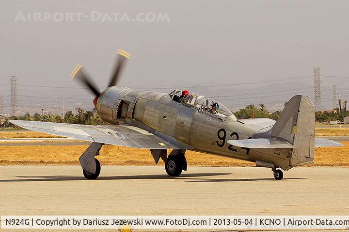 N924G, 1954 Hawker Sea Fury T.20 C/N ES.8502, Hawker Sea Fury TMk.20 C/N ES8502, N924G