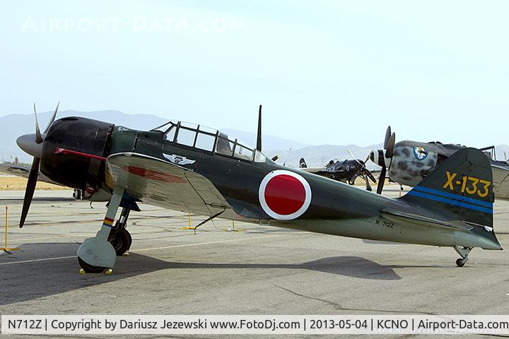 N712Z, 1942 Mitsubishi A6M3 Reisen (Zero) C/N 3869, Mitsubishi A6M3 Zero  C/N 3869, NX712Z