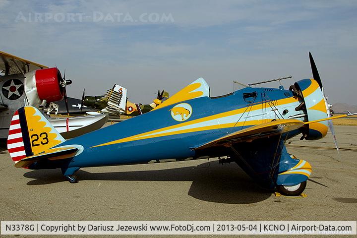 N3378G, 1933 Boeing P-26 Peashooter C/N 33123, Boeing P-26 Peashooter  C/N 33123, NX3378G