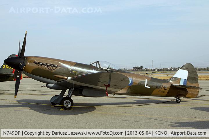 N749DP, 1945 Supermarine Spitfire XIV C/N 6S/583887, Supermarine Spitfire Mk XIV  C/N 6S/583887, NX749DP