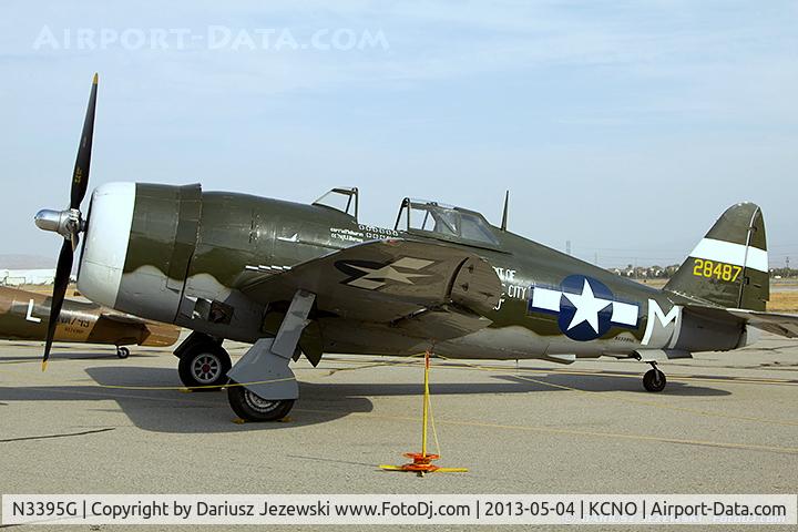 N3395G, 1942 Republic P-47G-15-CU Thunderbolt C/N 42-25254, Republic P-47G Thunderbolt 