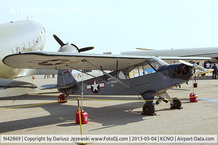 N42869, 1945 Piper J3C-65 Cub Cub C/N 15196, Piper J3C-65 Cub  C/N 15196, N42869