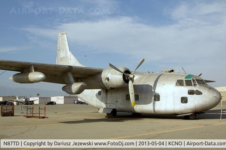 N87TD, 1968 Grumman G-1159 C/N 39, Fairchild C-123K Provider  C/N 54-581, N87TD