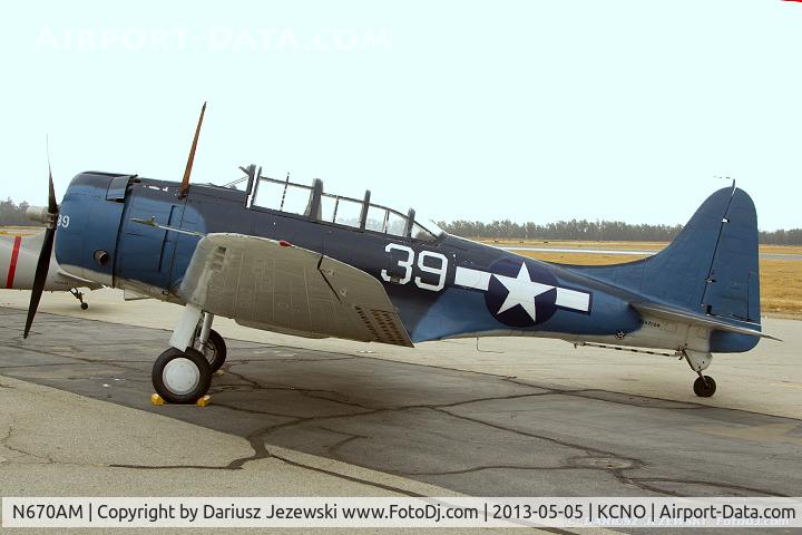 N670AM, 1993 Douglas SBD-5 Dauntless C/N 28536, Douglas SBD-5 Dauntless C/N 28536, NX670AM