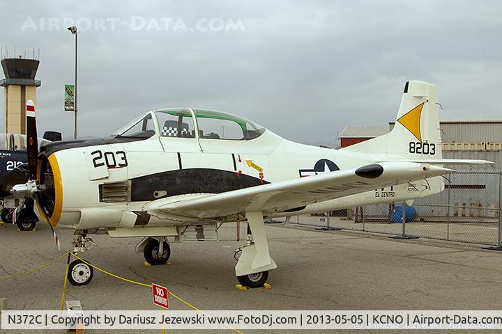 N372C, 1955 North American T-28B Trojan C/N 200-274, North American T-28B Trojan  C/N 138203, N372C