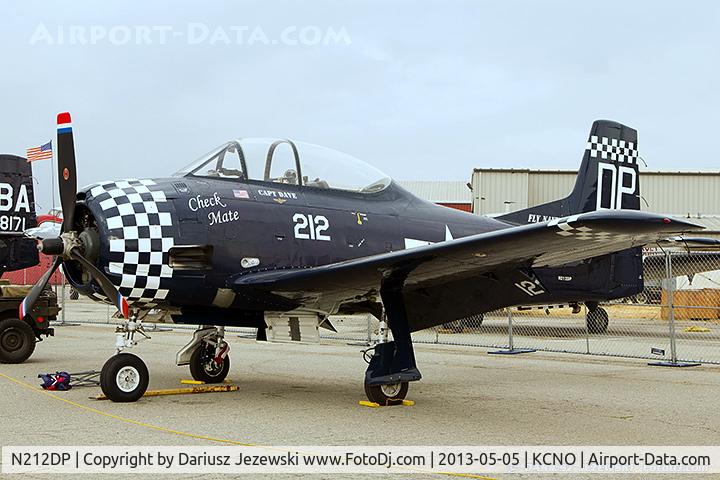 N212DP, 2000 RotorWay EXEC 162F C/N D2000, North American T-28A Fennec 