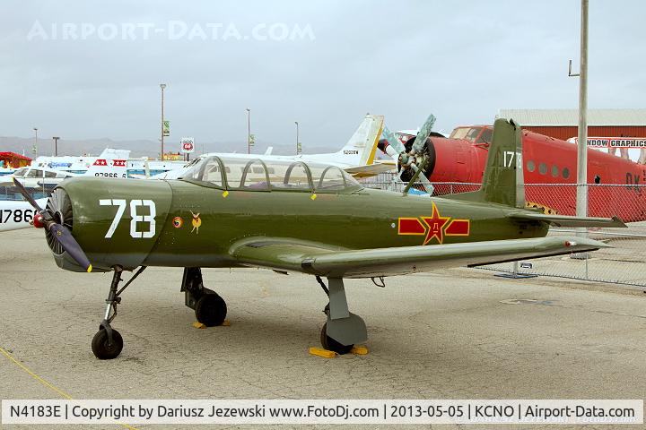 N4183E, 1966 Nanchang CJ-6A C/N 1832039, Nanchang China CJ-6A  C/N 1832039, N4183E