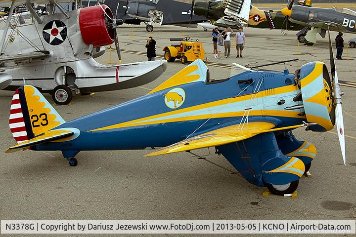 N3378G, 1933 Boeing P-26 Peashooter C/N 33123, Boeing P-26 Peashooter  C/N 33123, NX3378G