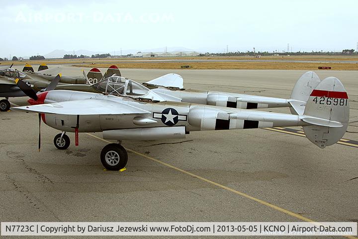 N7723C, 1944 Lockheed P-38L-5 Lightning C/N 7985, Lockheed P-38L Lightning 