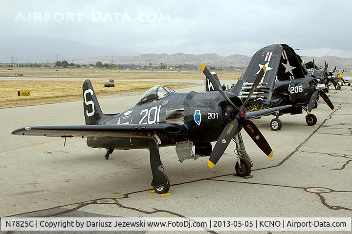 N7825C, 1948 Grumman F8F-2 (G58) Bearcat C/N D.1227, Grumman F8F-2 Bearcat C/N 122674, N7825C