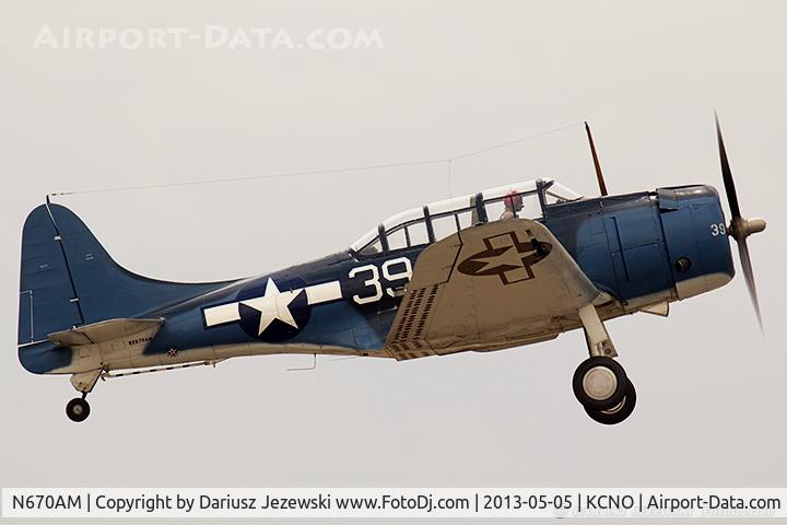 N670AM, 1993 Douglas SBD-5 Dauntless C/N 28536, Douglas SBD-5 Dauntless C/N 28536, NX670AM