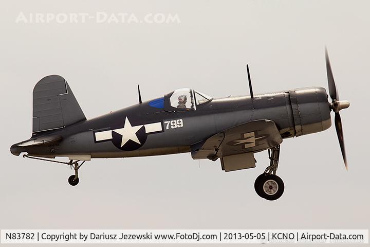 N83782, 1942 Vought F4U-1 Corsair C/N 3884 (Bu 17799), Chance Vought F4U-1 Corsair  C/N 3884, NX83782
