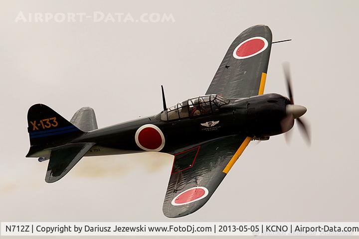 N712Z, 1942 Mitsubishi A6M3 Reisen (Zero) C/N 3869, Mitsubishi A6M3 Zero  C/N 3869, NX712Z