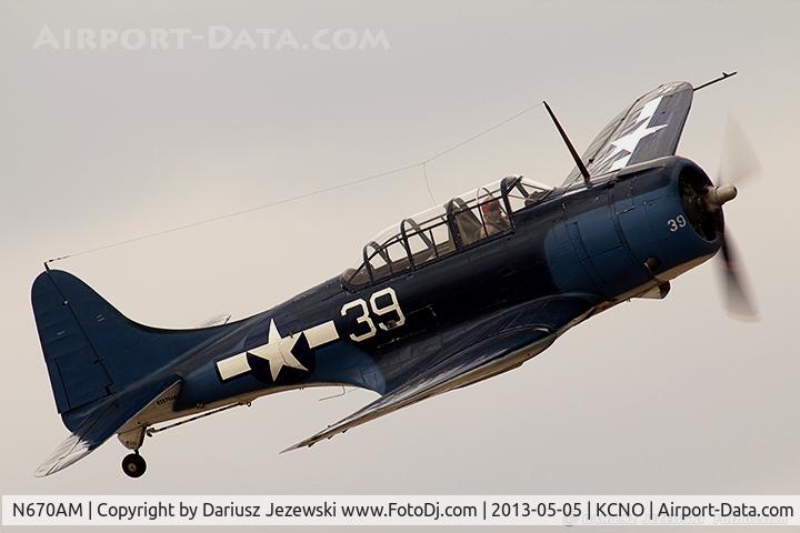 N670AM, 1993 Douglas SBD-5 Dauntless C/N 28536, Douglas SBD-5 Dauntless C/N 28536, NX670AM
