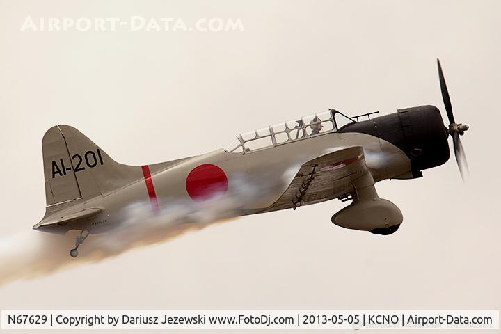 N67629, 1942 Convair BT-15 VAL C/N 11513, Convair BT-15 Valiant (Aichi D3A replica ) C/N 11513, NX67629