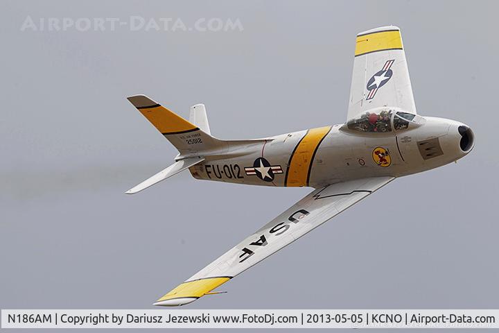 N186AM, 1952 North American F-86F Sabre C/N 191-708, North American F-86F Sabre C/N 52-5012, NX186AM