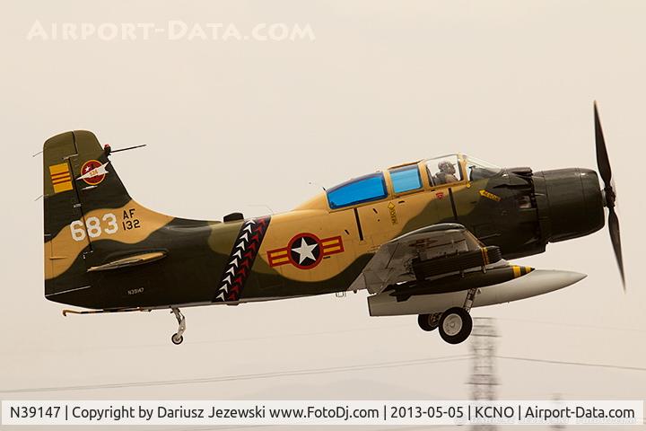 N39147, Douglas AD-5 (A-1E) Skyraider C/N 9540, Douglas AD-5 (A-1E) Skyraider  C/N 132683, N39147