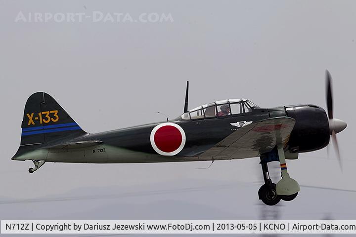 N712Z, 1942 Mitsubishi A6M3 Reisen (Zero) C/N 3869, Mitsubishi A6M3 Zero  C/N 3869, NX712Z