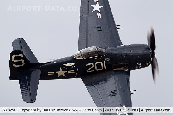 N7825C, 1948 Grumman F8F-2 (G58) Bearcat C/N D.1227, Grumman F8F-2 Bearcat C/N 122674, N7825C