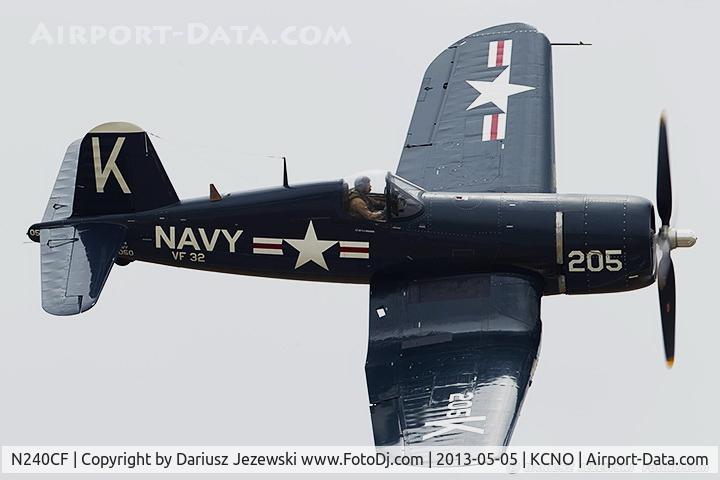 N240CF, 1945 Vought F4U-4 Corsair C/N 9513, Chance Vought F4U-4 Corsair  C/N 9513, NX240CF