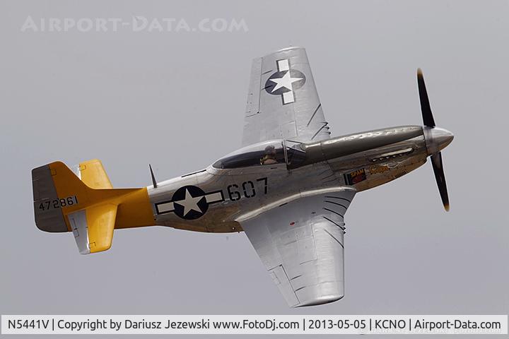 N5441V, 1961 North American F-51D Mustang C/N 45-11582, North American F-51D Mustang 