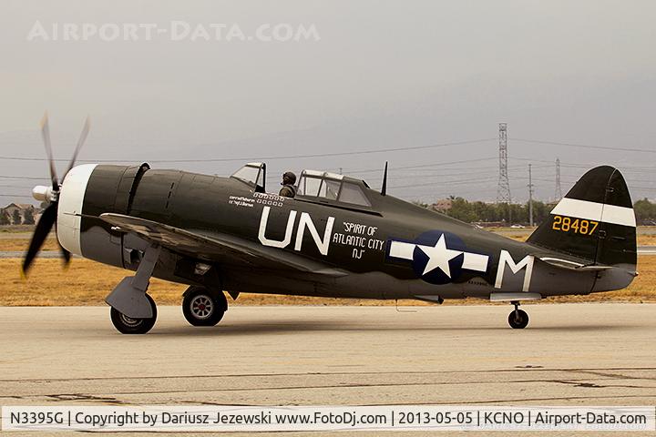 N3395G, 1942 Republic P-47G-15-CU Thunderbolt C/N 42-25254, Republic P-47G Thunderbolt 