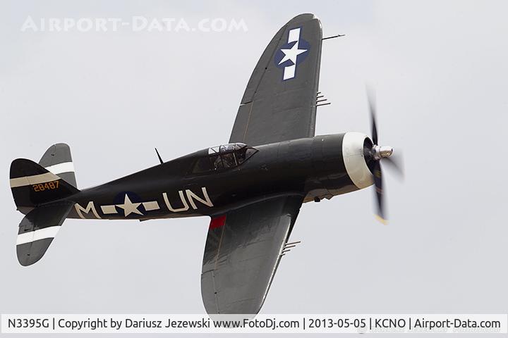 N3395G, 1942 Republic P-47G-15-CU Thunderbolt C/N 42-25254, Republic P-47G Thunderbolt 
