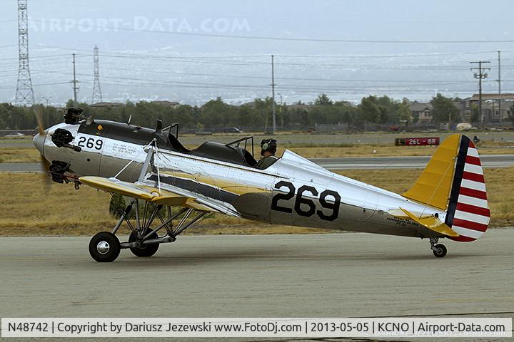 N48742, 1941 Ryan Aeronautical ST3KR C/N 1298, Ryan Aeronautical ST-3KR (PT-22)  C/N 1298, N48742