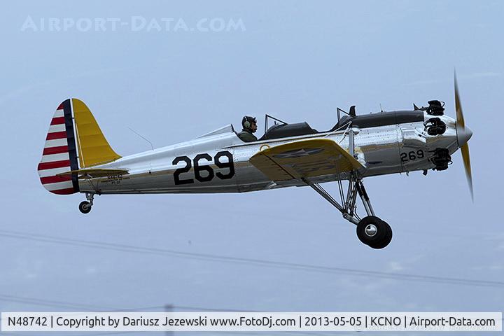 N48742, 1941 Ryan Aeronautical ST3KR C/N 1298, Ryan Aeronautical ST-3KR (PT-22)  C/N 1298, N48742