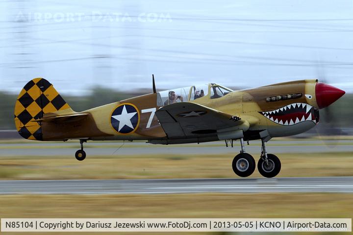 N85104, Curtiss P-40N-5CU Kittyhawk C/N 28954/F858, Curtiss P-40N Warhawk  C/N F858, NL85104