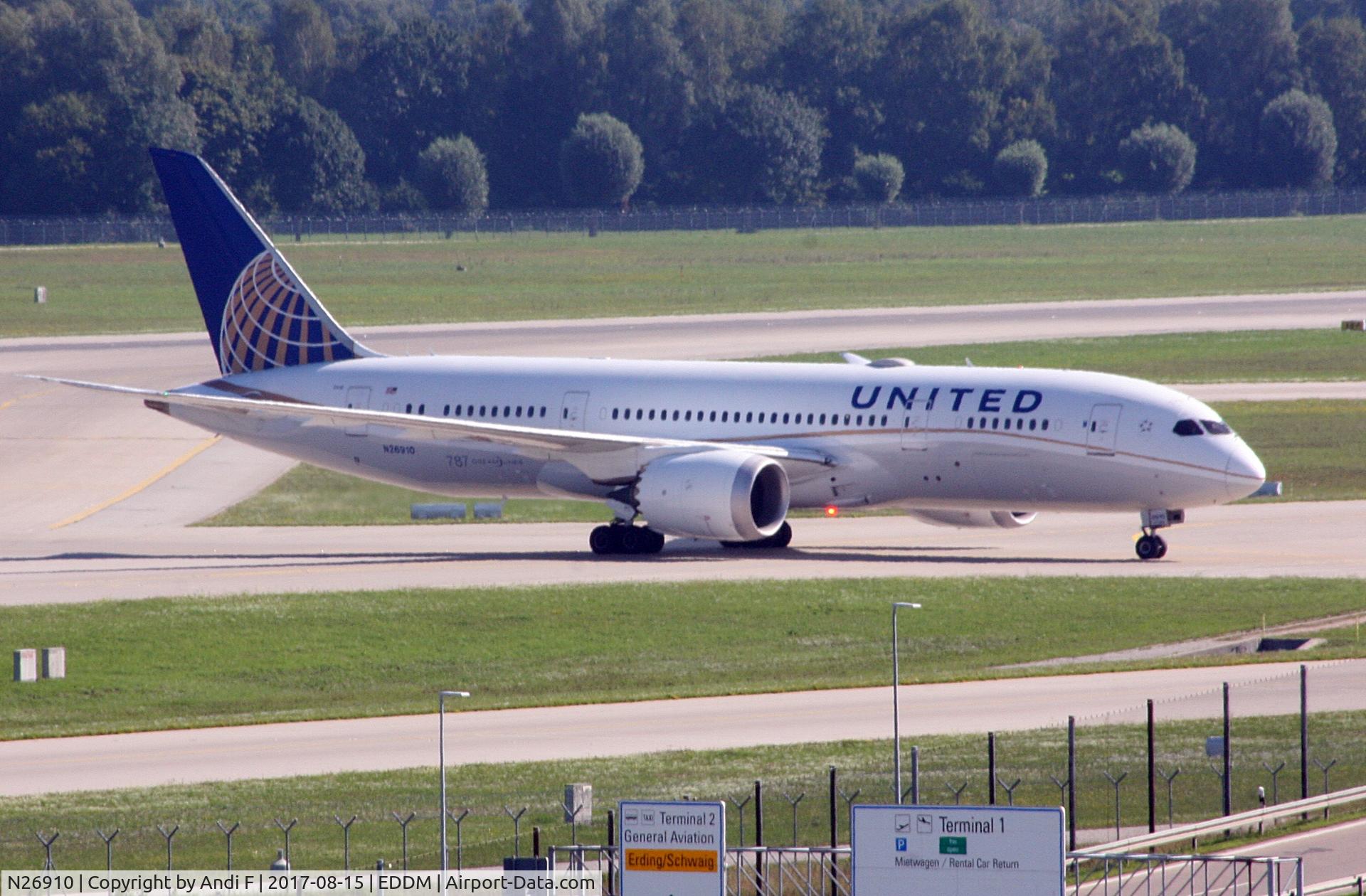N26910, 2014 Boeing 787-8 Dreamliner C/N 34826, United Airlines Boeing 787-8 Dreamliner