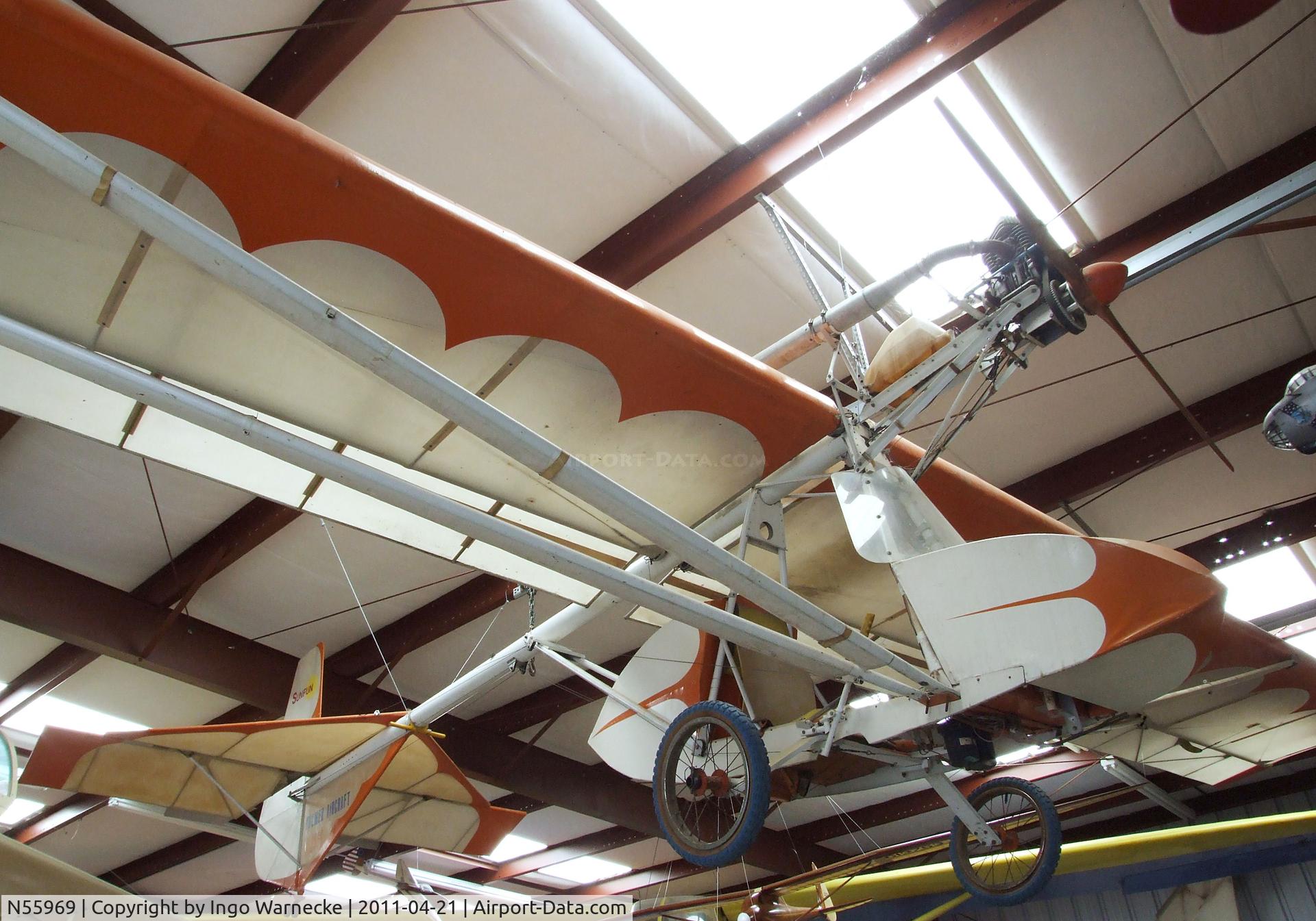 N55969, Volmer VJ-24W C/N 1, Volmer VJ-24W SunFun at the Wings of History Air Museum, San Martin CA
