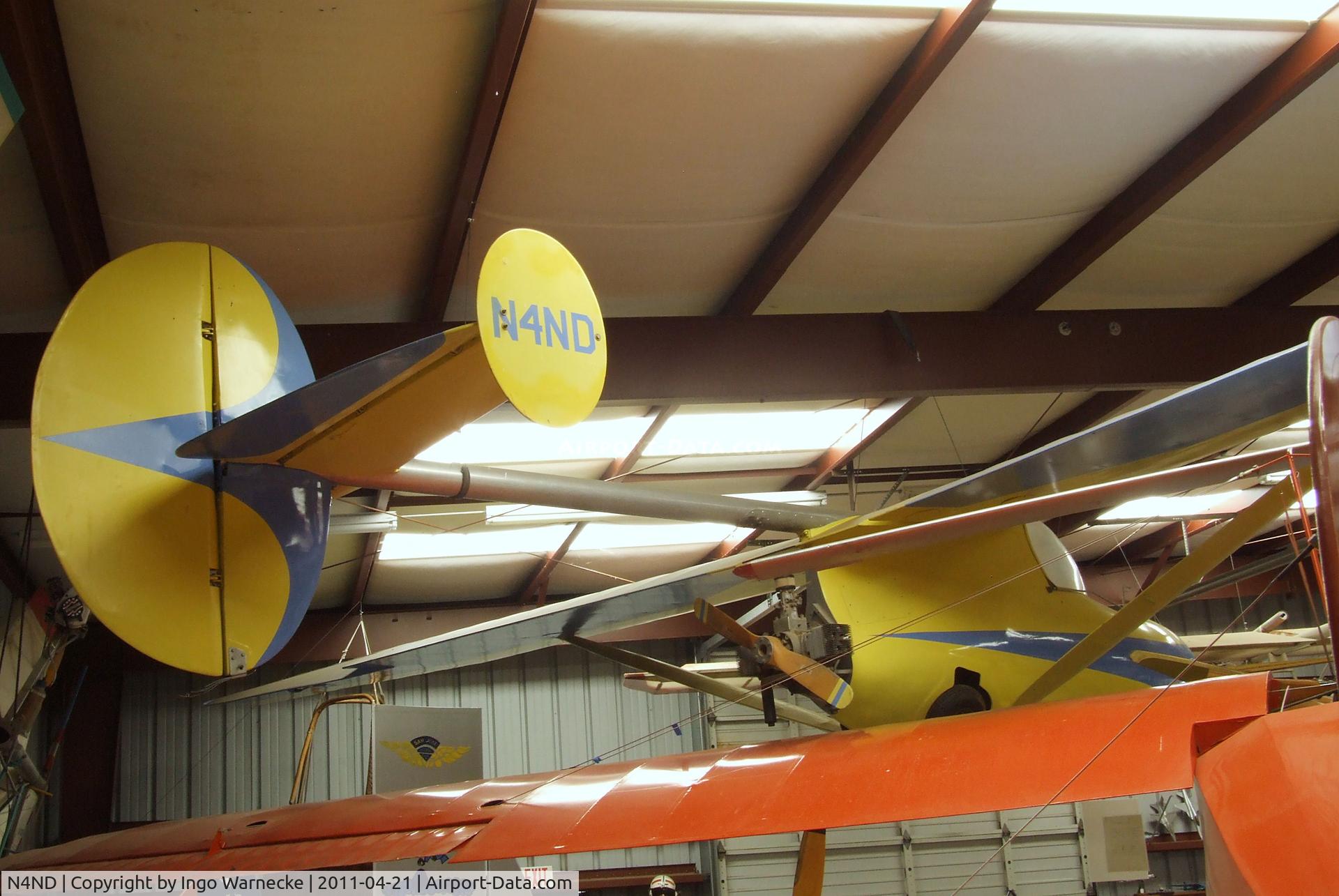N4ND, 1946 Nelson BB-1 C/N 504, Nelson BB-1 Dragonfly at the Wings of History Air Museum, San Martin CA