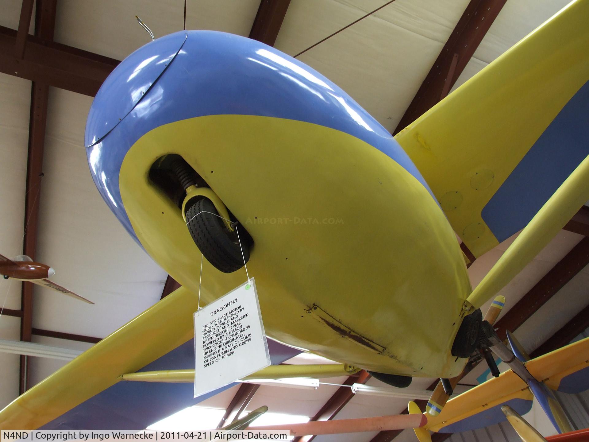 N4ND, 1946 Nelson BB-1 C/N 504, Nelson BB-1 Dragonfly at the Wings of History Air Museum, San Martin CA