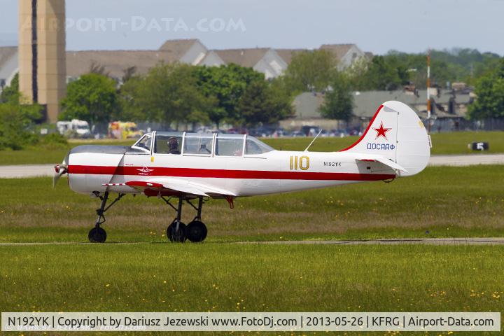 N192YK, 1990 Yakovlev Yak-52 C/N 9011008, Yakovlev Yak-52 C/N 9011008, N192YK