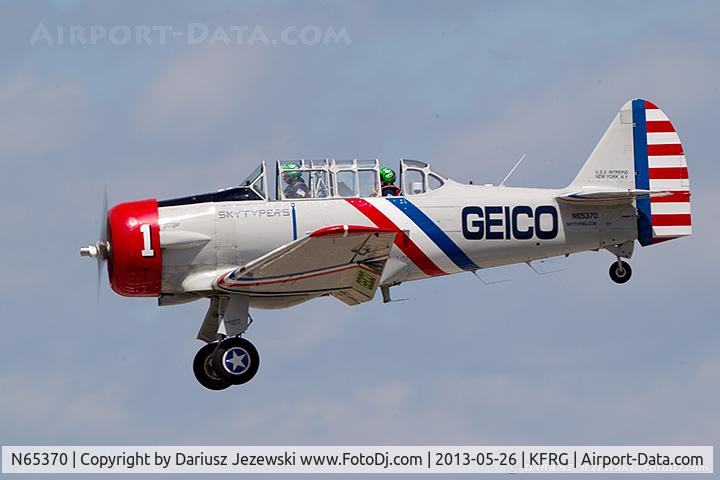 N65370, 1941 North American SNJ-2 Texan C/N 2562, North American SNJ-2 Texan  C/N 2562 - Geico Skytypers, N65370