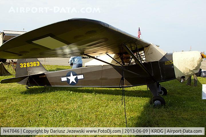 N47046, Taylorcraft DC-65 C/N L-5675, Taylorcraft DC-65  C/N L-5675, N47046