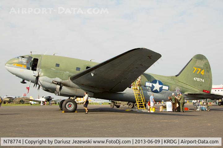 N78774, 1944 Curtiss C-46F Commando C/N 22597, Curtiss Wright C-46F Commando 