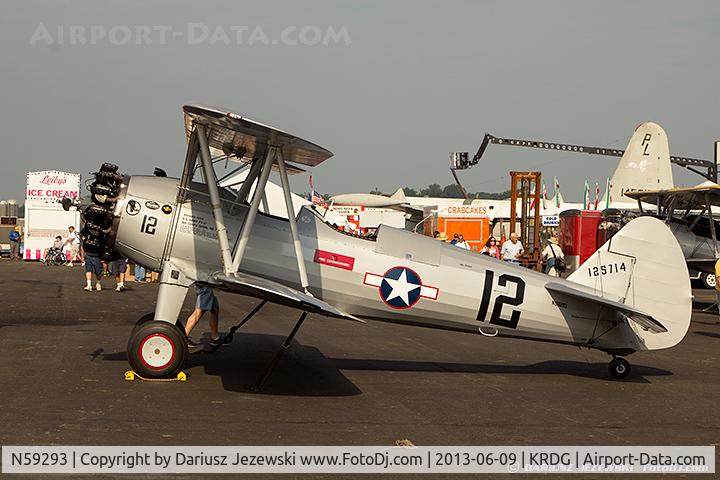 N59293, 1942 Boeing B75N1 C/N 75-3221, Boeing B-75N1 Stearman  C/N 75-3221, N59293