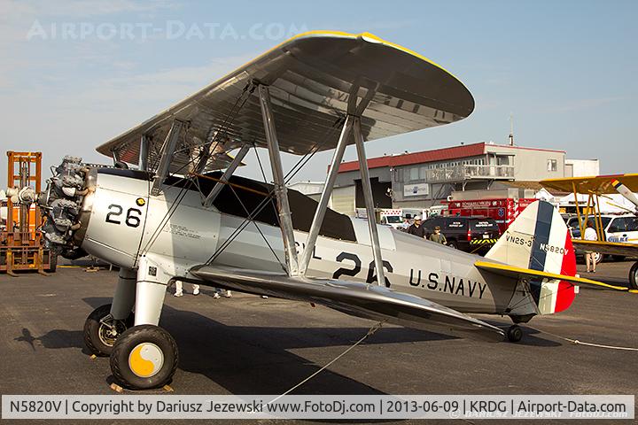 N5820V, 1943 Boeing B75N1 C/N 75-7728, Boeing B-75N1 Stearman  C/N 75-7728, N5820V