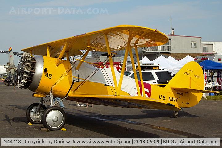 N44718, 1941 Naval Aircraft Factory N3N-3 C/N 2782, Naval Aircraft Factory N3N-3 Yellow Peril  C/N 2782, N44718