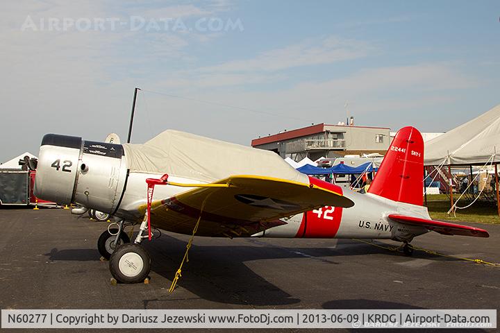 N60277, 1942 Consolidated Vultee BT-13A C/N 6519, Consolidated Vultee BT-13A Valiant  C/N 6519, N60277