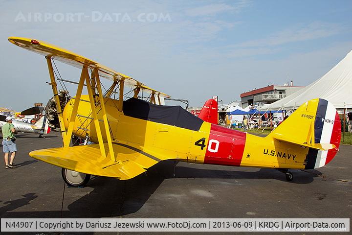N44907, 1940 Naval Aircraft Factory N3N-3 C/N 1991, Naval Aircraft Factory N3N-3 Yellow Peril  C/N 1991, N44907