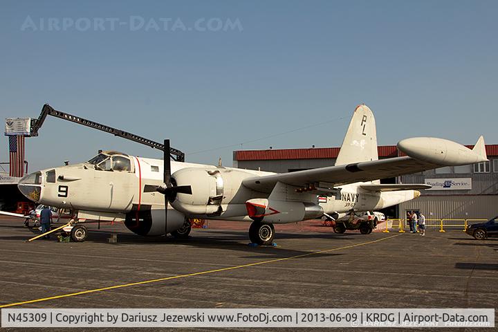 N45309, 1957 Lockheed SP-2H (P2V-7S) Neptune C/N 726-7180, Preserved as Lockheed P-2H Neptune 145915 C/N 726-7180