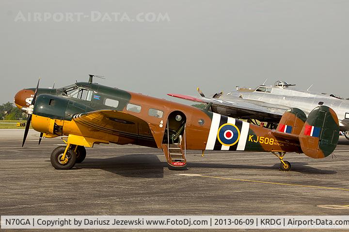 N70GA, 1946 Beech D18S C/N A-177, Beech D18S 