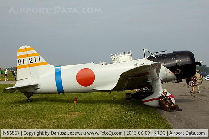 N56867, 1945 Consolidated Vultee BT-13B (SNV-2) Replica C/N 79-1220, Consolidated Vultee BT-13B (SNV-2) - Val replica  C/N 79-1220, N56867