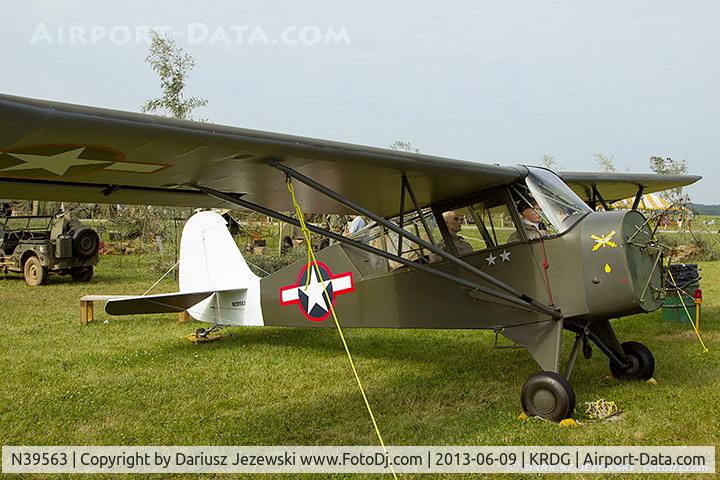 N39563, 1944 Aeronca 65-TAC C/N F5664TA, Aeronca 65-TAC L-3B  C/N F5664TA, N39563