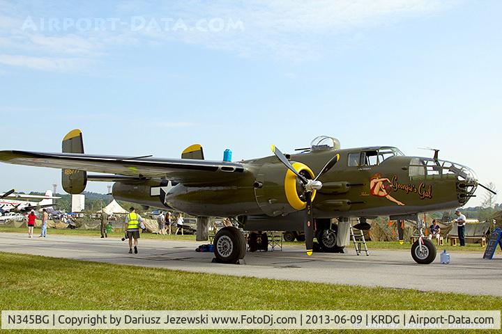 N345BG, 1944 North American TB-25N Mitchell C/N 108-47531, North American TB-25N Mitchell 